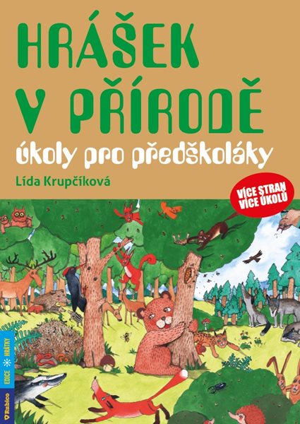 Hrášek v přírodě – úkoly pro předškoláky - Lída Krupčíková - A4