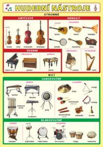 Hudební nástroje - lamino A5 - A5