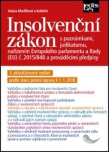 Insolvenční zákon - Jolana Maršíková - 15x21 cm