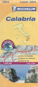 Itálie - Calabria /Kalábrie/ - mapa Michelin č.364 - 1:200 000