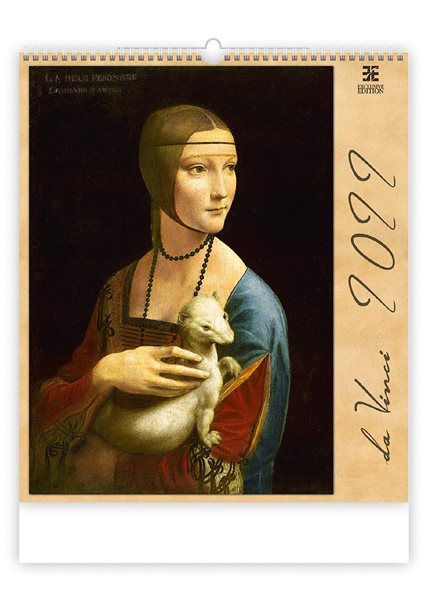Kalendář nástěnný 2022 Exclusive Edition - Leonardo da Vinci - 45x52 cm