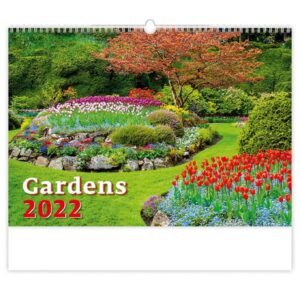 Kalendář nástěnný 2022 - Gardens - 45x31