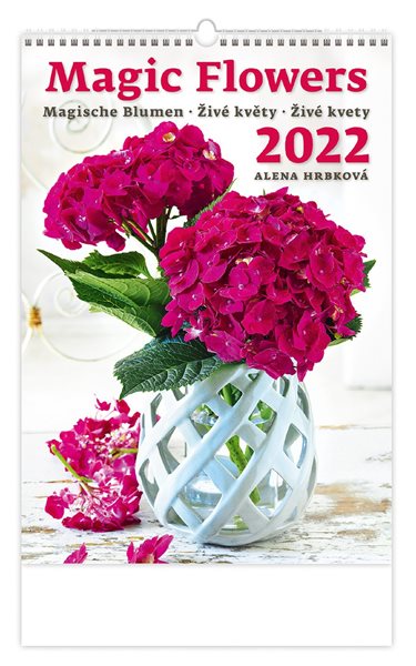 Kalendář nástěnný 2022 - Magic Flowers/Magische Blumen/Živé květy/Živé kvety - 31