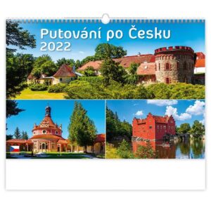 Kalendář nástěnný 2022 - Putování po Česku - 45x31