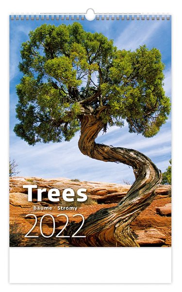Kalendář nástěnný 2022 - Trees/Bäume/Stromy - 31
