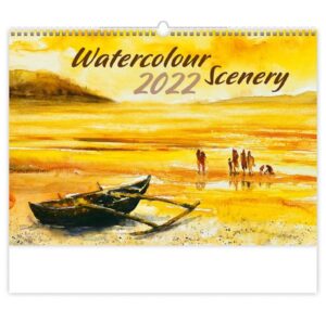 Kalendář nástěnný 2022 - Watercolour Scenery - 45x31