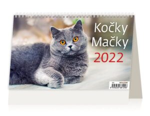 Kalendář stolní 2022 - Kočky/Mačky - 22