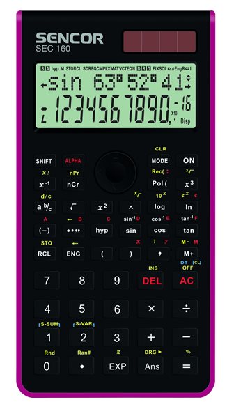 Kalkulačka Sencor SEC 160 RD - červená