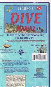 Kauai Dive Franko´s map - 18x11