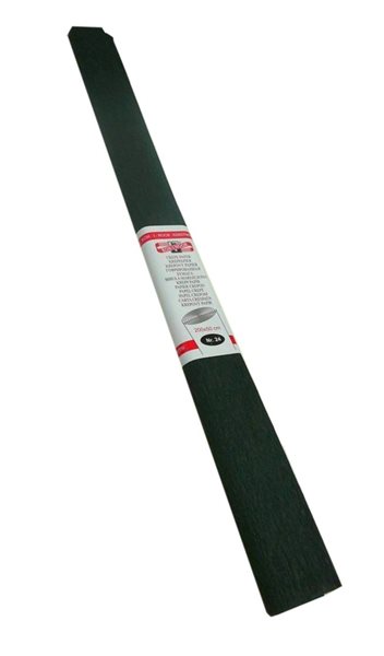 Koh-i-noor Krepový papír barva 24 černá - Role 50×200 cm
