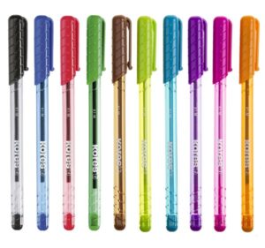 Kores Kuličkové pero K1 Pen Super Slide 1 mm - sada 10 barev