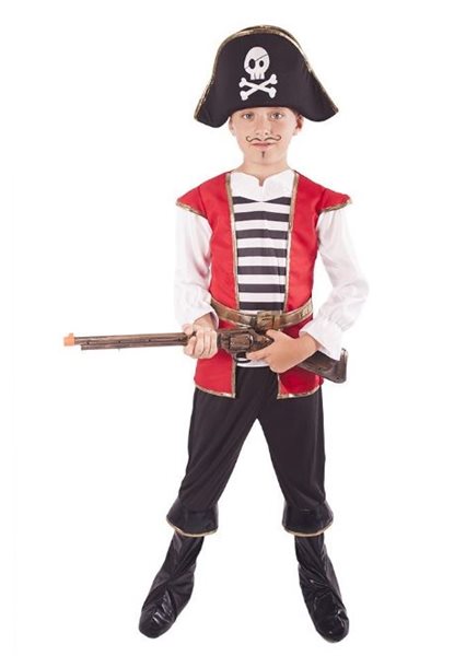 Kostým pirát s kloboukem