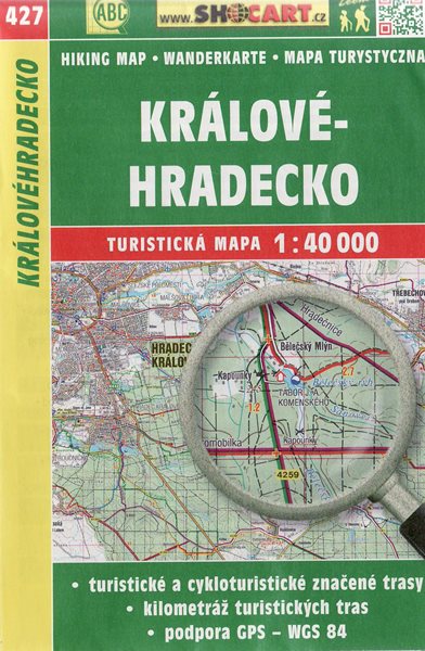 Královehradecko - mapa SHOCart č. 427 - 1:40 000 - 11x16 cm