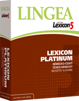 Lexicon 5 Německý slovník Platinum - neuveden - 19x13