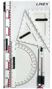Linex Set rýsovacích pomůcek na magnetické tabule