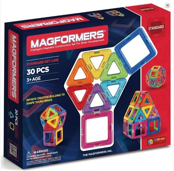 Magformers 30 (30 dílů 18 čtverečků