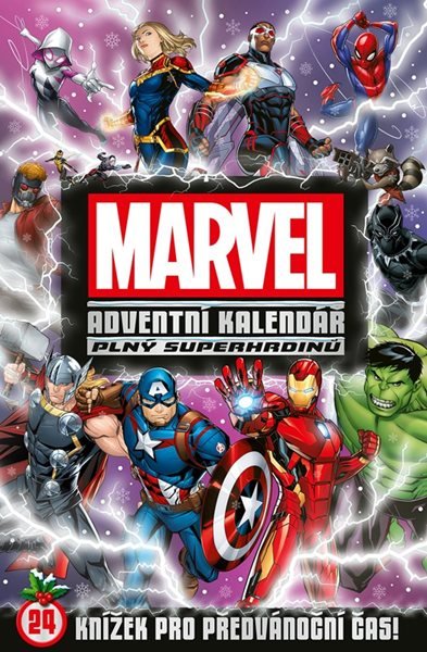 Marvel - Adventní kalendář plný superhrdinů - Kolektiv - 350 x 540 mm