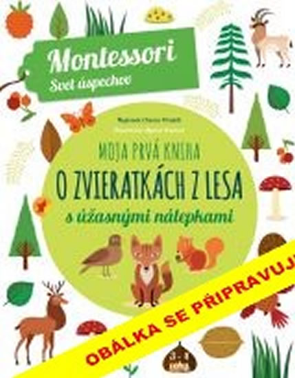 Moje první kniha o zvířatech z lesa se spoustou úžasných samolepek - Piroddiová Chiara