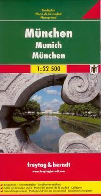 München /Mnichov/ - plán Freytag 1:22