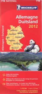 Německo - mapa Michelin č.718 - 1:750 000