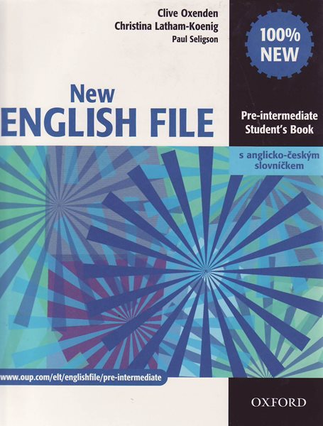 New English File pre-intermediate Students Book + anglicko-český slovníček - Oxenden C.