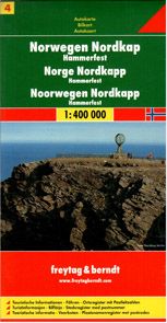 Norsko -4 - Nordkapp - mapa Freytag - 1:400 000