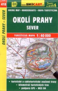 Okolí Prahy - sever - mapa SHOCart č.418 - 1:40 000