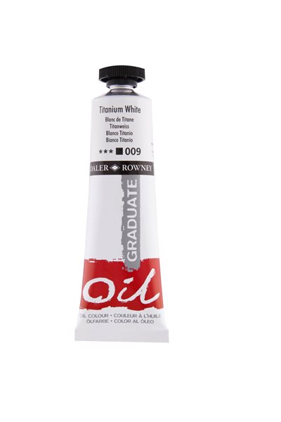 Olejová barva Daler-Rowney 38 ml - titanová bílá