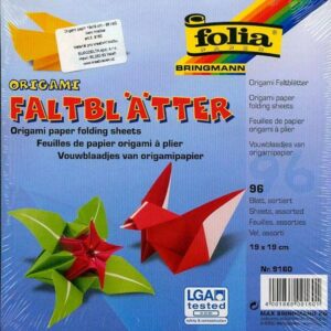 Origami papír na výrobu květin - 19 x 19 cm