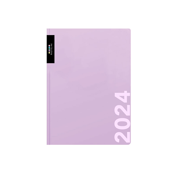 Oxybag Diář 2024 A5 týdenní - PASTELINI fialová - 143 × 205 mm