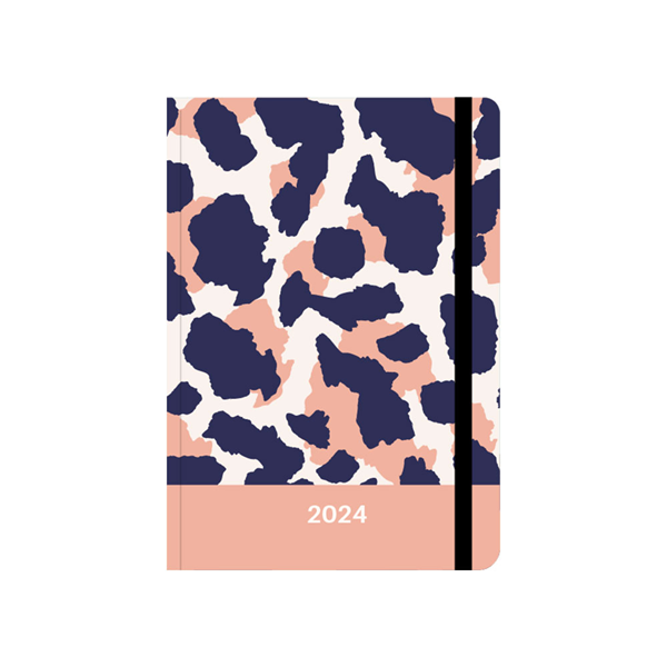 Oxybag Diář 2024 A6 týdenní s gumičkou - Fashion - 9 × 14 cm