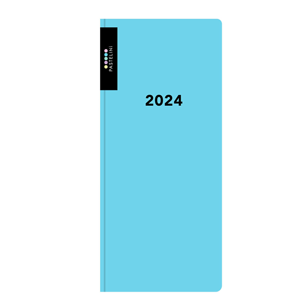 Oxybag Diář 2024 PVC kapesní týdenní - PASTELINI modrá - 8
