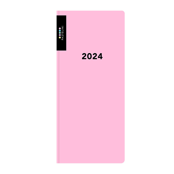 Oxybag Diář 2024 PVC kapesní týdenní - PASTELINI růžová - 8