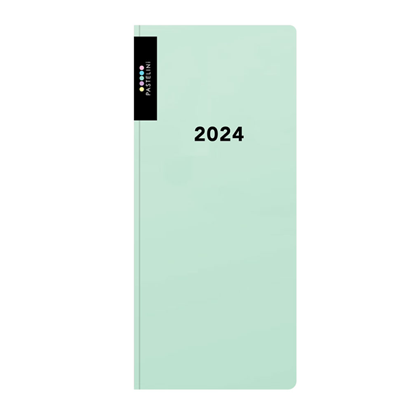 Oxybag Diář 2024 PVC kapesní týdenní - PASTELINI zelená - 8