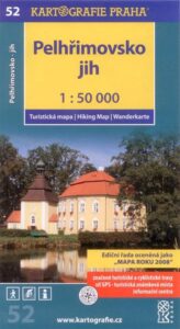 Pelhřimovsko - jih - mapa Kartografie č.52 - 1:50 000