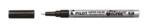 Pilot Super Color Lakový permanentní popisovač 1 mm - stříbrný