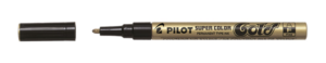 Pilot Super Color Lakový permanentní popisovač 1 mm - zlatý