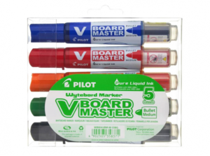 Pilot V-Board Master Popisovač na bílé tabule - sada 5 barev