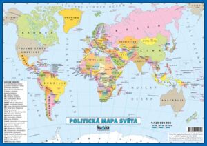 Politická mapa světa - lamino A4 - A4