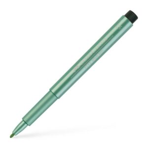 Popisovač Faber-Castell Pitt Artist Pen B Metalický - Zelená