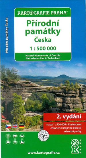 Přírodní památky České republiky/1:500 tis.(tematická mapa) - neuveden