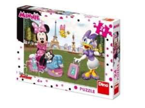 Puzzle Minnie v Paříži 24 dílků