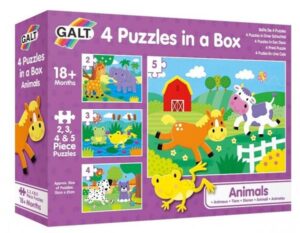 Puzzle v krabici - Zvířatka