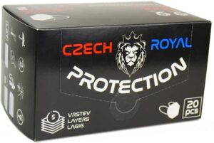 Respirátor Czech Royal Protection FFP2 - 20 ks - barva bílá