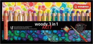 STABILO Woody Pastelky 3 v 1 ARTY line - 18 barev