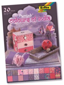 Sada papírů Barvy Indie A4 - odstíny růžové