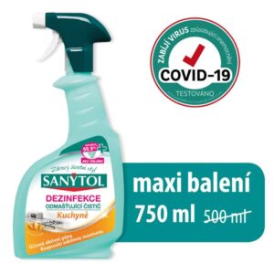 Sanytol čistič silně odmašťující MAXI - kuchyně 750 ml