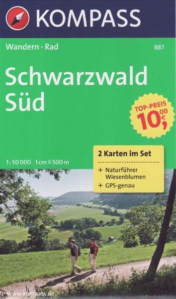 Schwarzwald jih Kompass 1: 50t - 12x19