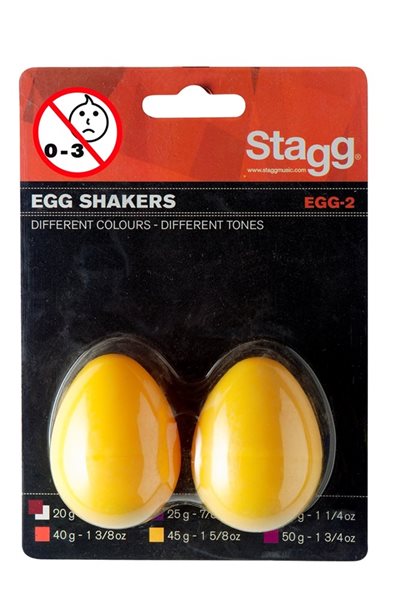 Shaker vajíčka - žlutá