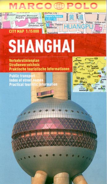 Shanghai - městská kapesní plán 1:15 tis. - 10x17